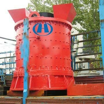 vertical compound crusher for medium material